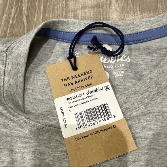 Chubbies Gray USA Graphic Tee - Picture 3 of 4